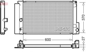 Denso DRM50087 - Chladič vody