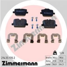Zimmermann 21433.170.2 - Brzdové platničky -