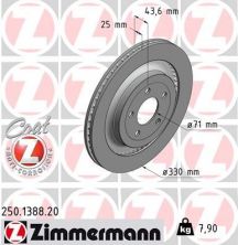 Zimmermann 250.1388.20 - Brzdový kotúč -