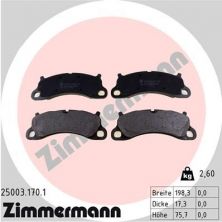 Zimmermann 25003.170.1 - Brzdové platničky -