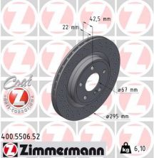 Zimmermann 400.5506.52 - Brzdový kotúč -