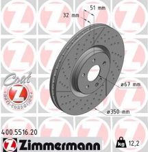 Zimmermann 400.5516.20 - Brzdový kotúč -