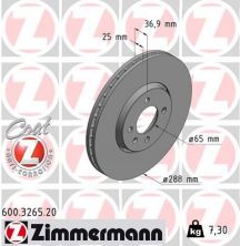 Zimmermann 600.3265.20 - Brzdový kotúč -