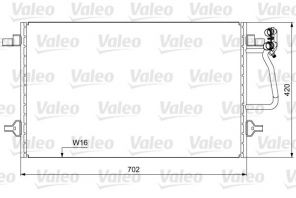 Valeo 814030 - Kondenzátor -