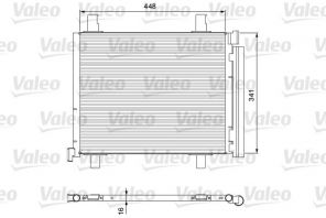 Valeo 814168 - Kondenzátor -