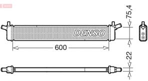 Denso DRM50136 - Chladič vody