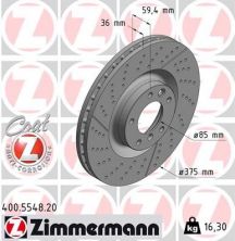 Zimmermann 400.5548.20 - Brzdový kotúč -