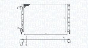 Magneti Marelli 350213194400 - Chladič vody -