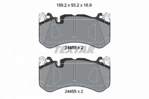 Textar 2445505 - Brzdové platničky -