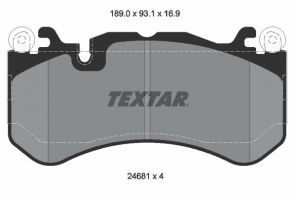 Textar 2468101 - Brzdové platničky -