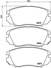 Brembo P 59 054X - Brzdové platničky -