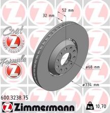Zimmermann 600.3238.75 - Brzdový kotúč -