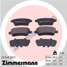 Zimmermann 24348.160.1 - Brzdové platničky -