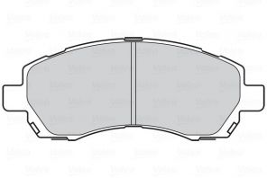 Valeo 302082 - Brzdové platničky -