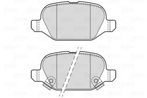 Valeo 302338 - Brzdové platničky -
