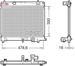 Denso DRM50137 - Chladič vody