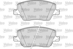Valeo 302319 - Brzdové platničky -