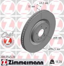 Zimmermann 200.2545.20 - Brzdový kotúč -