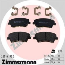 Zimmermann 22518.175.2 - Brzdové platničky -
