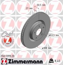 Zimmermann 250.1399.20 - Brzdový kotúč -