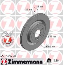Zimmermann 450.5216.20 - Brzdový kotúč -