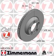 Zimmermann 460.4504.20 - Brzdový kotúč -