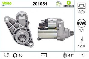 Valeo 201051 - Štartér -