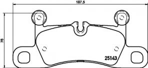 Brembo P 65 042 - Brzdové platničky -