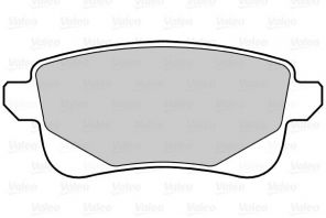 Valeo 302232 - Brzdové platničky -