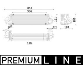 Mahle CI 610 000P - Chladič plniaceho vzduchu