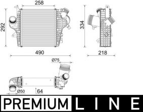 Mahle CI 637 000P - Chladič plniaceho vzduchu