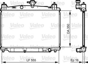 Valeo 735416 - Chladič vody -