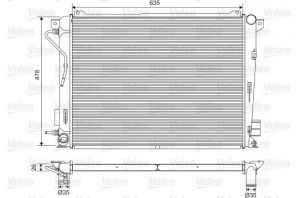 Valeo 701600 - Chladič vody -