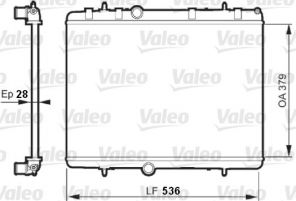 Valeo 735608 - Chladič vody -