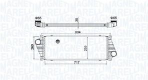 Magneti Marelli 351319205020 - Chladič plniaceho vzduchu