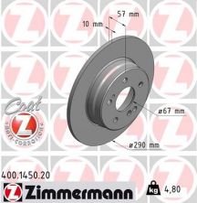 Zimmermann 400.1450.20 - Brzdový kotúč -