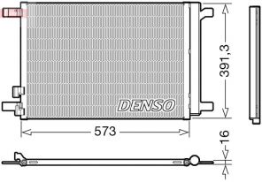 Denso DCN32066 - Kondenzátor