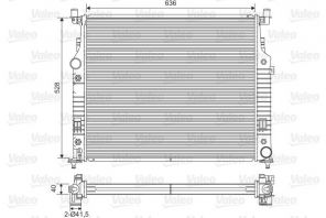 Valeo 701569 - Chladič vody -