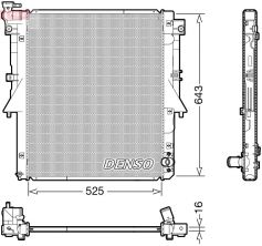 Denso DRM45054 - Chladič vody