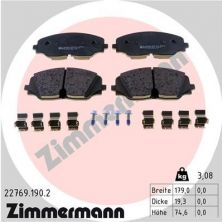 Zimmermann 22769.190.2 - Brzdové platničky -