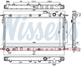 Nissens 68559 - Chladič vody -