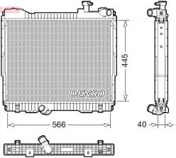 Denso DRM46074 - Chladič vody