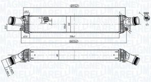 Magneti Marelli 351319204430 - Chladič plniaceho vzduchu