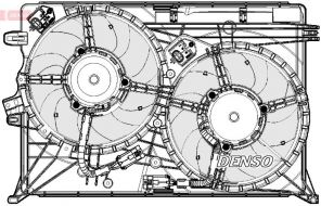 Denso DER09075 - Ventilátor motora