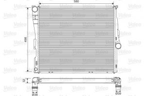Valeo 701563 - Chladič vody -