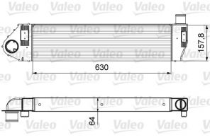 Valeo 818621 - Chladič plniaceho vzduchu -