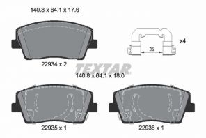 Textar 2293401 - Brzdové platničky -