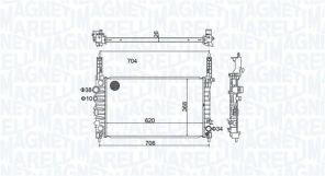 Magneti Marelli 350213162900 - Chladič vody
