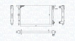 Magneti Marelli 350213194900 - Chladič vody -