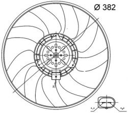Mahle CFF 32 000S - Ventilátor motora